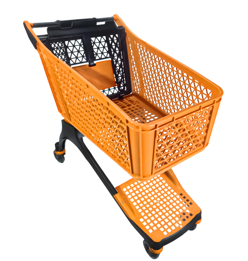 150-liter-grid-chassis-plastic-shopping-cart-orange