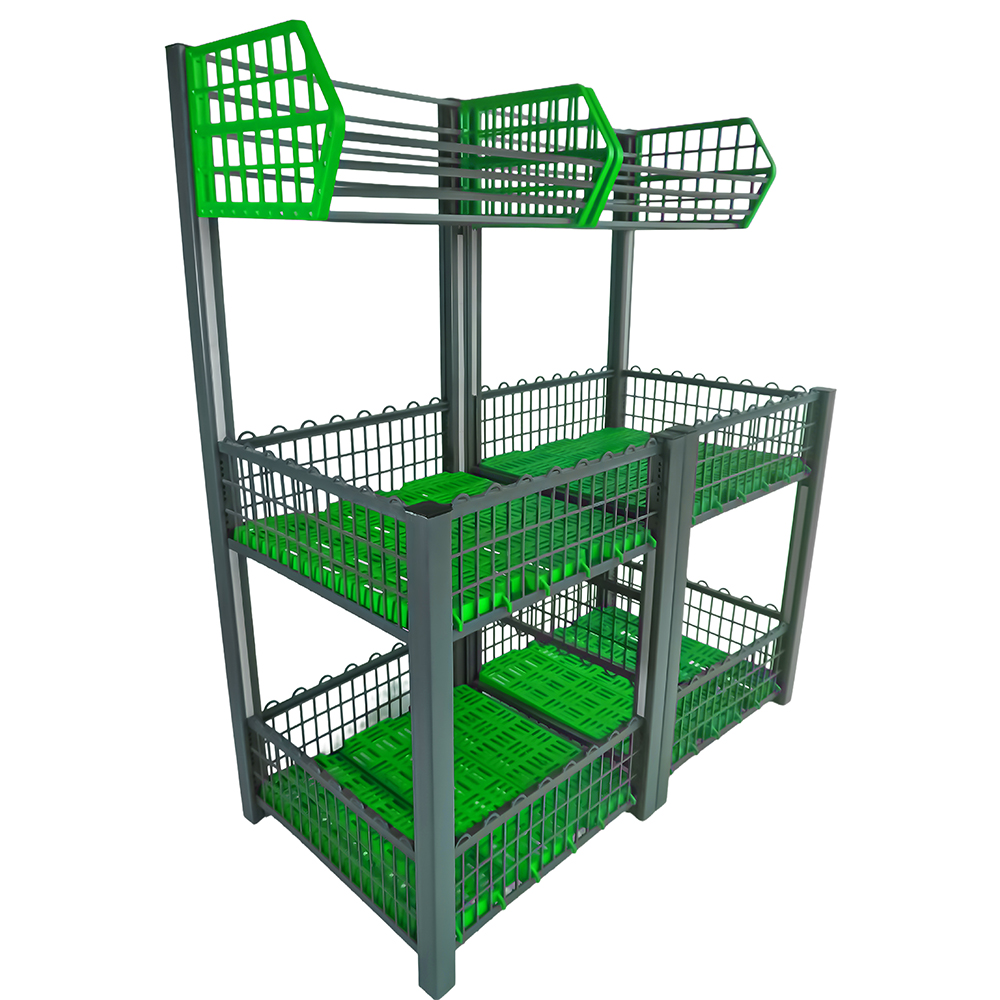 25 Litre Plastik Market Arabası Mavi