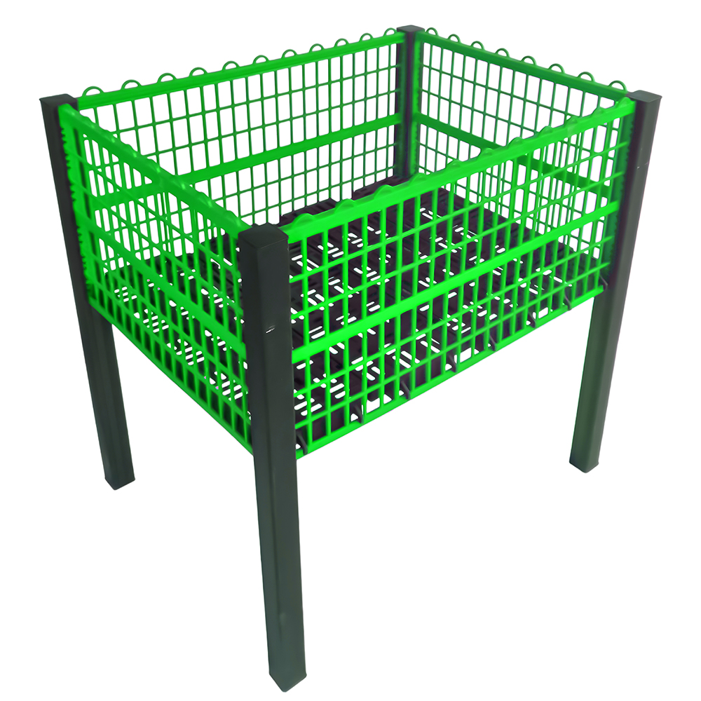 25 Litre Plastik Market Arabası Yeşil