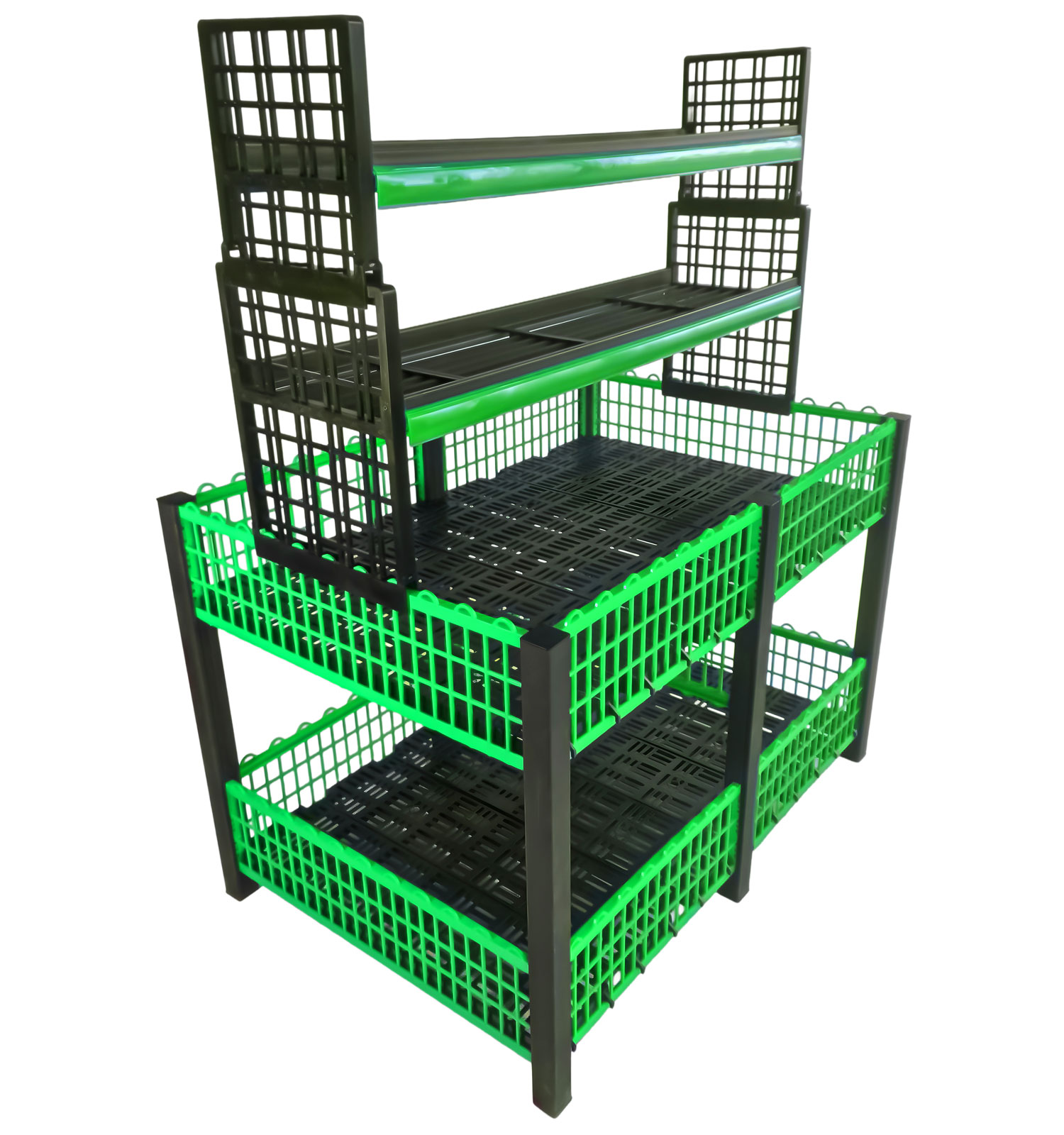 25 Litre Plastik Market Arabası Mavi